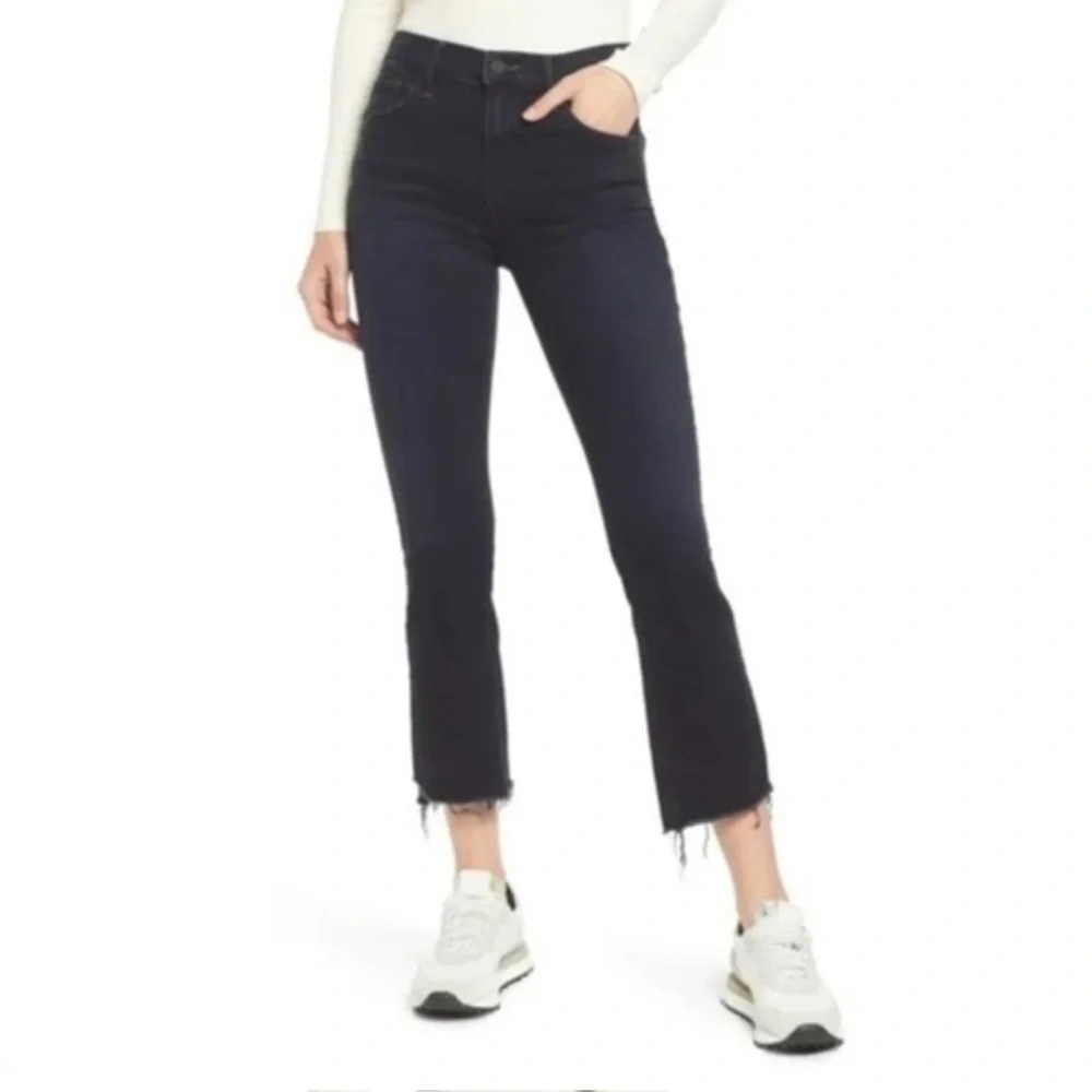 Mother The Insider Crop Step Fray in Night in Paris Size 23 NWT